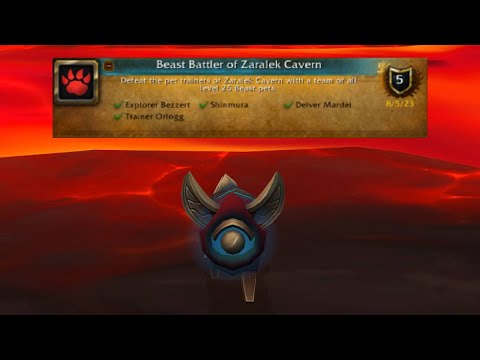 Beast Battler of Zaralek Cavern - world of warcarft - 7 pets