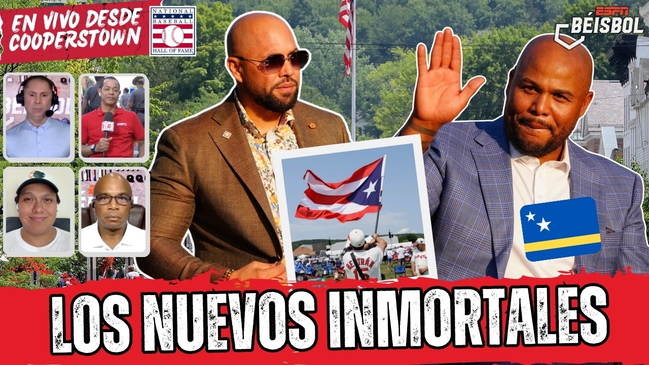 CARLOS BELTRÁN Y ANDRUW JONES ya están en EL SALÓN DE LA FAMA de COOPERSTOWN | ESPN Beisbol