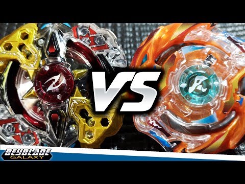 Galaxy Zeus .4M.Pl vs Blaze Ragnaruk .4C.Fl - [Beyblade Burst] - ベイブレードバースト