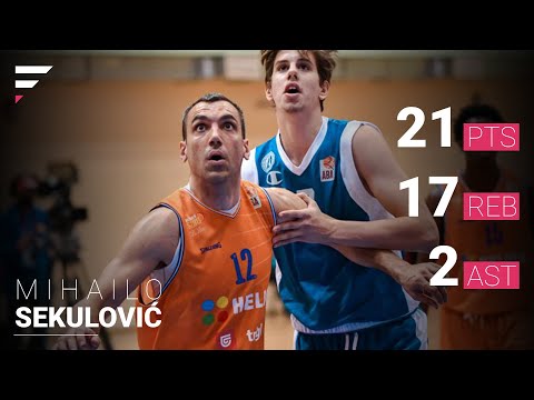 A Monster Double-Double by Mihailo Sekulovic in ABA 2 Round 1