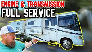 Get PERFECT Oil Changes & DIY Transmission Service // F53 Chassis V10 Class A Motorhome RV
