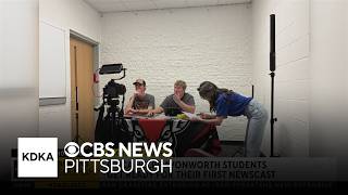 KDKA-TV's Erica Mokay helps local high school produce first newscast
