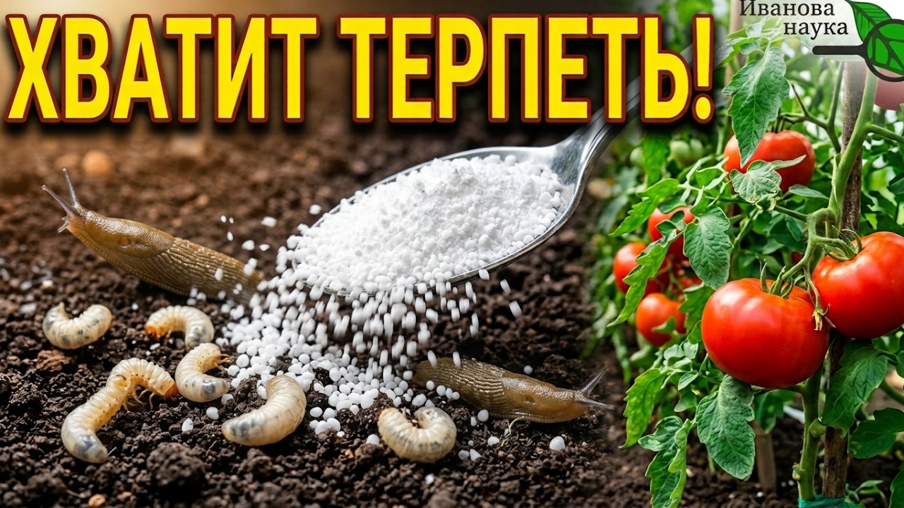 🤯 ОДНА ЛОЖКА и я забыл о вредителях и болезнях огорода НАВСЕГДА! СУПЕР СРЕДС