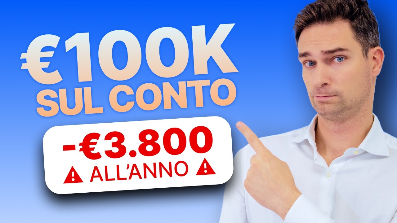 Perché tenere €100.000 sul conto è l’errore più costoso che puoi fare