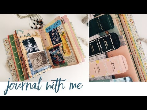 junk journal with me  process video ideas tips