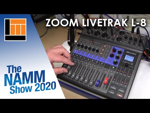 L&M @ NAMM 2020: Zoom LiveTrak L-8