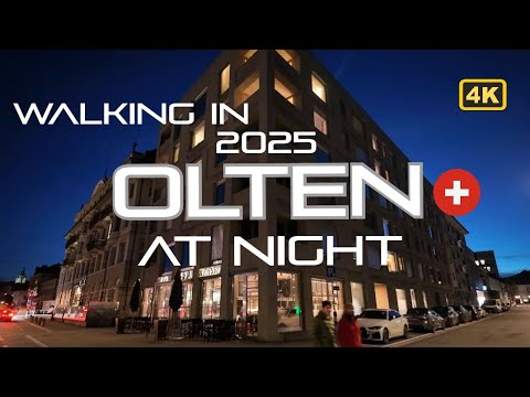 Walking in #olten Switzerland | Old Town | Streets | Train Station | 4K