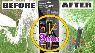 3 minute - Sprinkler Head Replacement Tool - NO DIGGING!!