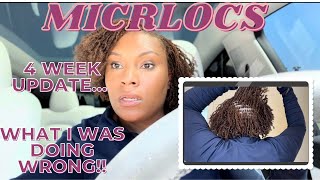 MICROLOCS | COME WITH ME FOR MY 1ST RETIE + Q&A | ONE MONTH UPDATE | TWO STRAND TWIST | INTERLOCK