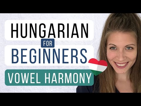 🇭🇺 VOWEL HARMONY - magánhangzó harmónia | Hungarian for beginners