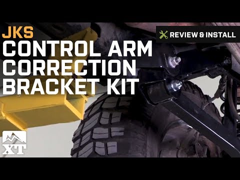Jeep Wrangler JKS Control Arm Correction Bracket Kit (2007-2017 JK) Review & Install