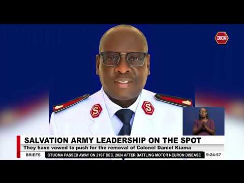 Salvation Army church leadership on the spot