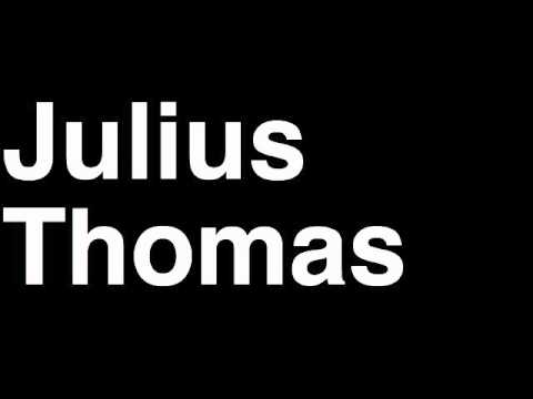 How to Pronounce Julius Thomas Denver Broncos NFL Football Touchdown TD Tackle Hit Yard Run