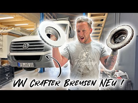 Bremsen neu machen beim VW Crafter Campervan! Unser neues Familienauto 😍 Freundships Woche 12/24