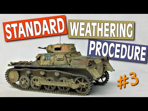 How to Paint & Weather DAK Model Tanks | Standard Weathering Procedure Ep.3