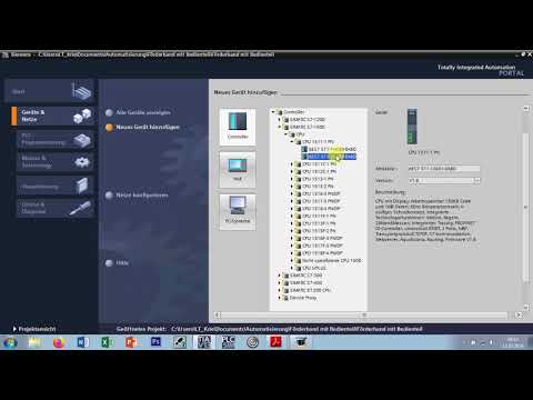 Lerne wie man Hardware auswählt im TIA Portal / Nutze den Anfängerkurs SPS mit TIA Portal