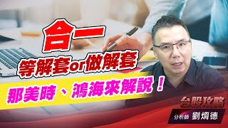 合一等解套or做解套，那美時、鴻海來解說！｜台股攻略｜劉烱德 (圖)
