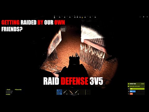 Getting raided by our own friends - Rust Highlight