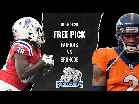 New England Patriots vs Denver Broncos 1/25/26 NFL Pick & Prediction | AFC Championship