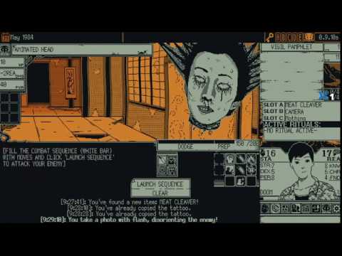 Knowledge is power! (Lo-fi Horror Roguelike RPG - WORLD OF HORROR) [Mixer VOD]