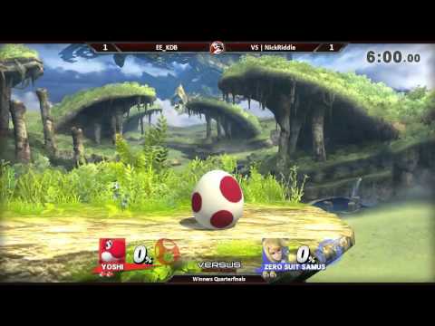 VS Paragon LA Smash 4 Sponsorship - Winners Qtrs - NickRiddle (ZSS) vs KDB (Yoshi)