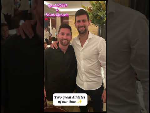 Lionel MESSI and Novak Djokovic in New York City #shorts  #youtubeshorts