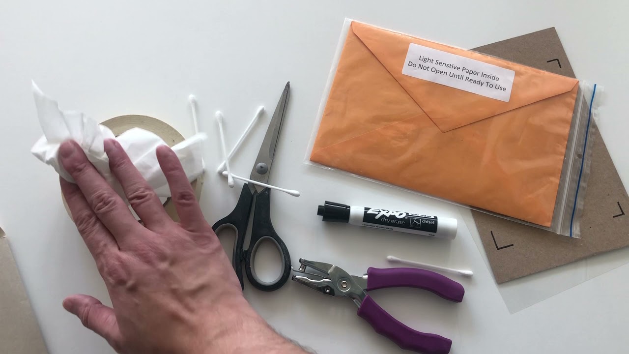 Make Art Kit - Sun Printing  - Materials