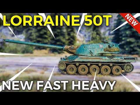 New Lorraine 50T Heavy is Fast! | World of Tanks Lorraine 50T Supertest Preview
