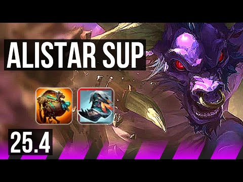 ALISTAR & Ashe vs BLITZCRANK & Lucian (SUP) | KR Master | 25.4
