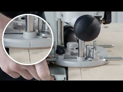 Festool OF 1010 R Router - Quick Guide - Milling Depth Side Fence