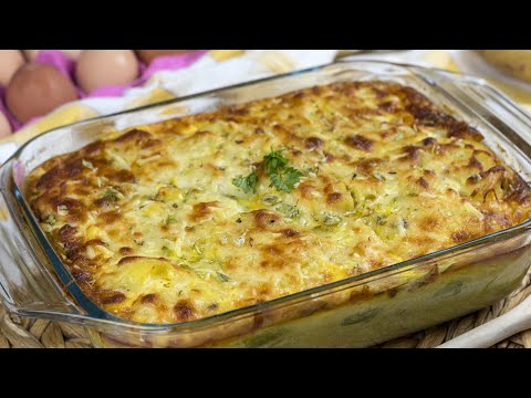 Easy baked vegetable pie