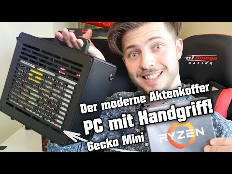 Der moderne Aktenkoffer 😏 PC mit Handgriff! Gecko Mini ITX für RYZEN APU