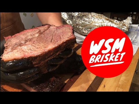Texas Style Backyard Brisket on 22" Weber Smokey...