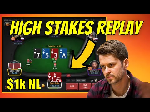 $1kNL High Stakes on GG Poker with Ryan Riske | Play & Explain #19