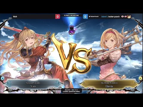 Flynn's Arcade 045 Losers Quarters - Rich (Vira) Vs. butter-punch (Djeeta) Granblue Fantasy Versus
