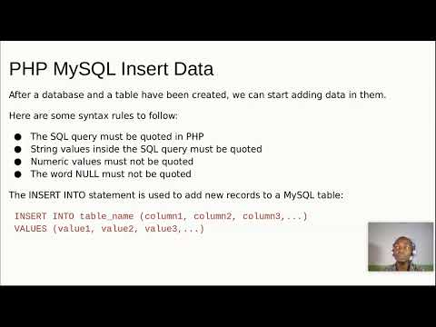 17 Create Table And Insert Data Using Php