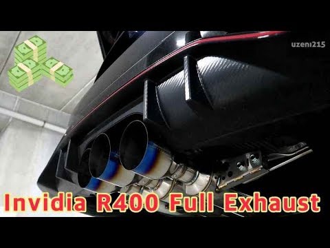 Installing Full exhaust on FK8 (Invidia R400) [UZENI215]