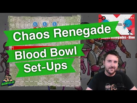 Chaos Renegade Team Set-Up Formations for Blood Bowl - Blood Bowl 2020 (Bonehead Podcast)