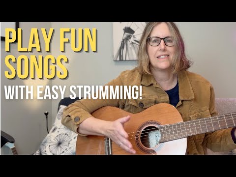 How to LEARN GUITAR STRUMMING the FUN and EASY WAY for BEGINNERS