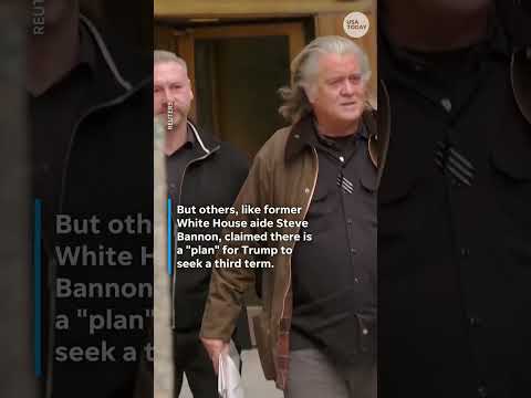 Trump doesn't rule out third term, despite constitutional limits