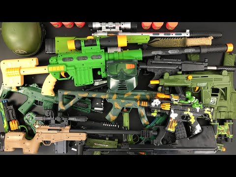 Army Guns Toys & Equipments - Box of Toy Soldier Guns