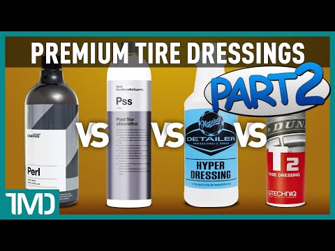 Premium Tire Dressings 2 Week Showdown PART 2 | Carpro, Koch Chemie, Meguiar's, GTechniq