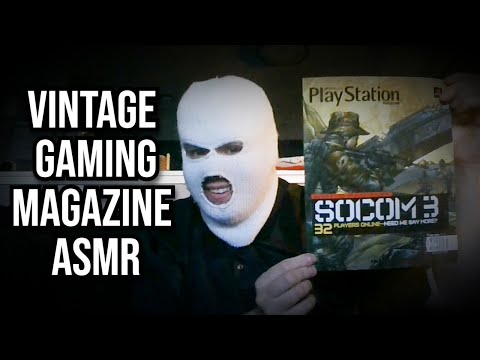 ASMR | Tingly Retro 2005 Video Game Magazine (Whispering, Page Turning, Nostalgia)