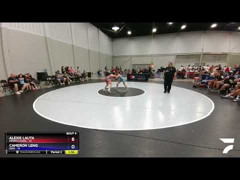 105 Lbs Round 1 (8 Team) - Alexis Lauta, Pennsylvania Vs Cameron Leng, Ohio 9c5e