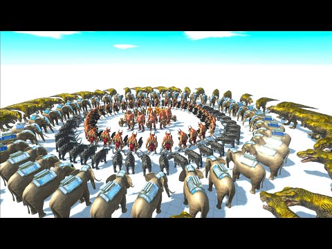 Ghor Hammer Team, Ogre Lord, Achilles Vs Boss and Mini Boss Animal Revolt Battle Simulator