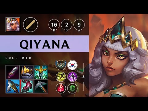 Qiyana Mid vs Galio - KR Challenger Patch 25.05