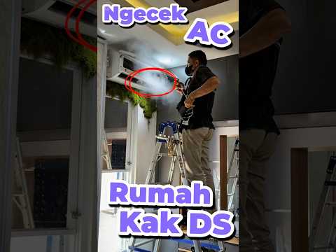 Ngecek AC rumah Kak DS #anakdesa #minivlog #comedy #kipasangin #seram
