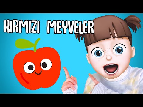 Meyveleri Öğreniyoruz - KIRMIZI Meyveler Şarkısı
