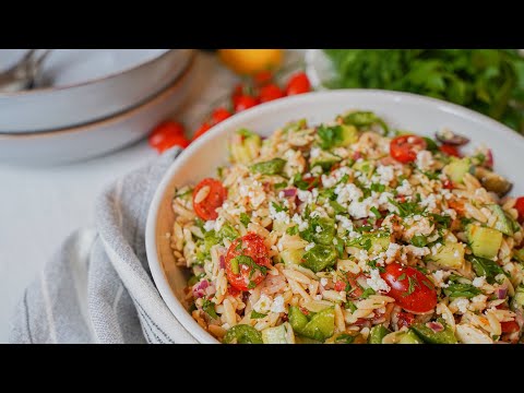 Mediterranean Pasta Salad | Cooking With Shazia