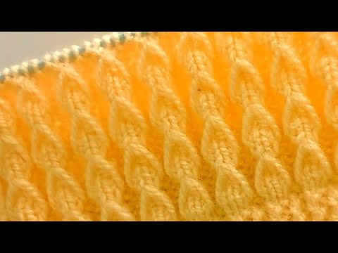 Two Loop Knitting Design | Easy Knitting Pattern No-85 for a ladies cardigan/ Baby Sweater‎